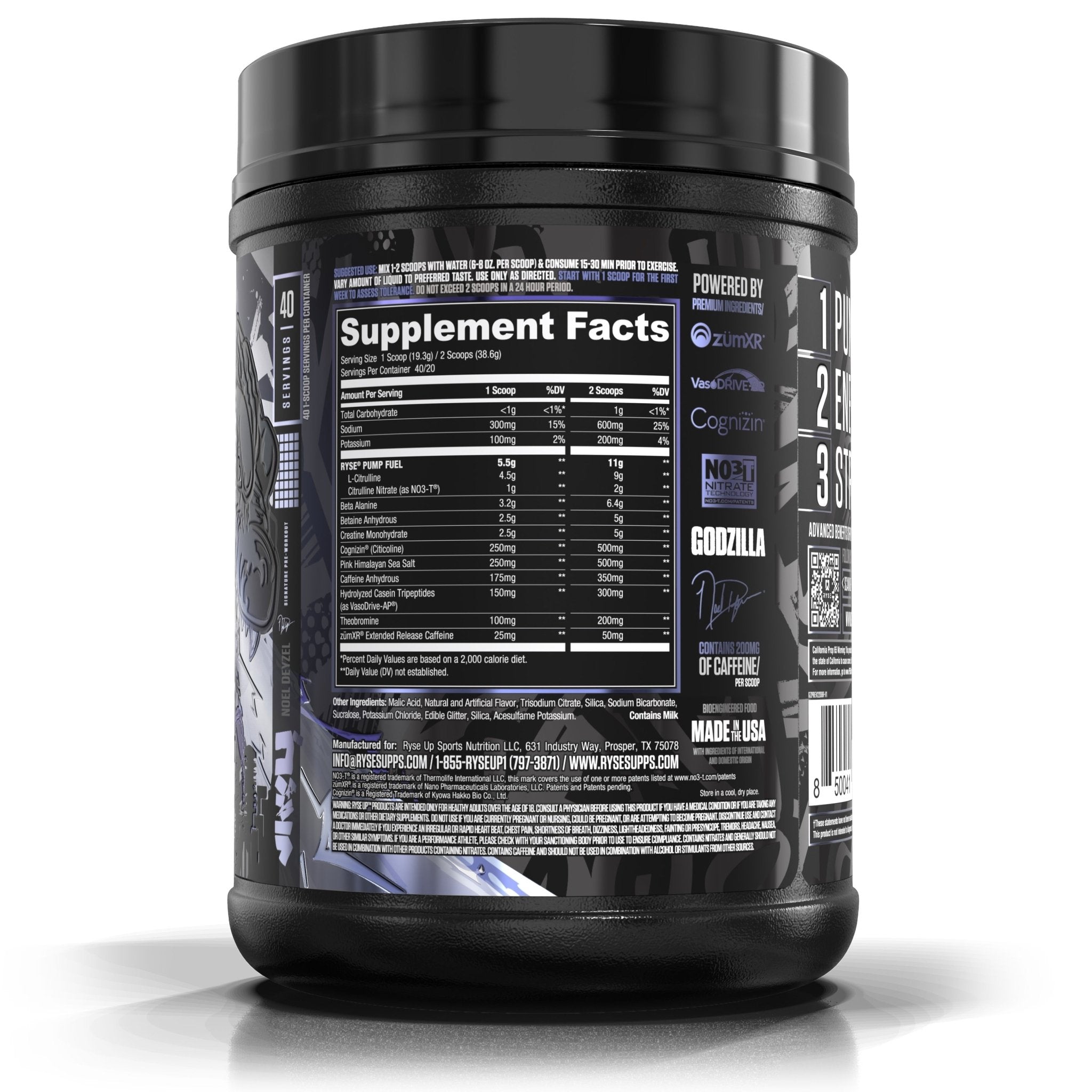 RYSE GODZILLAยฎ PRE - WORKOUT V2 - Bodybuilding.com