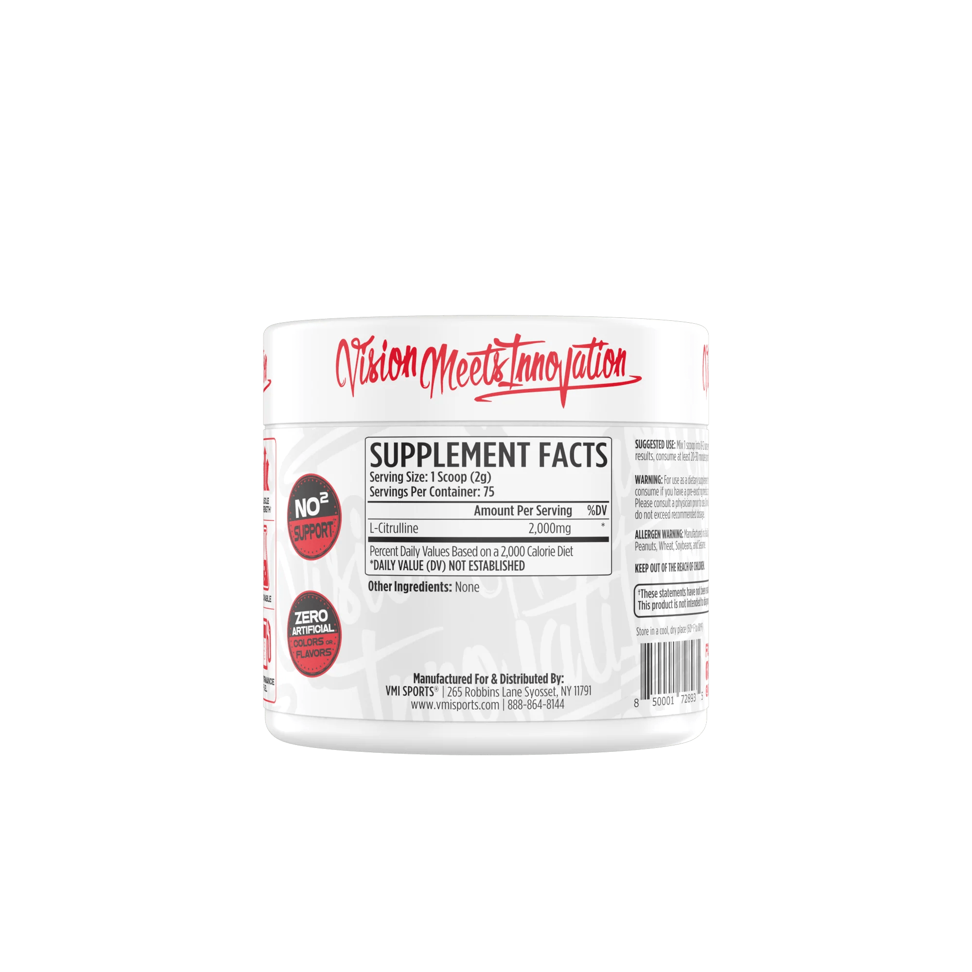 VMI L - Citrulline Pure Pump Powder - Bodybuilding.com