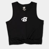 Women's Crop Front - Tie Tank - Bodybuilding.com