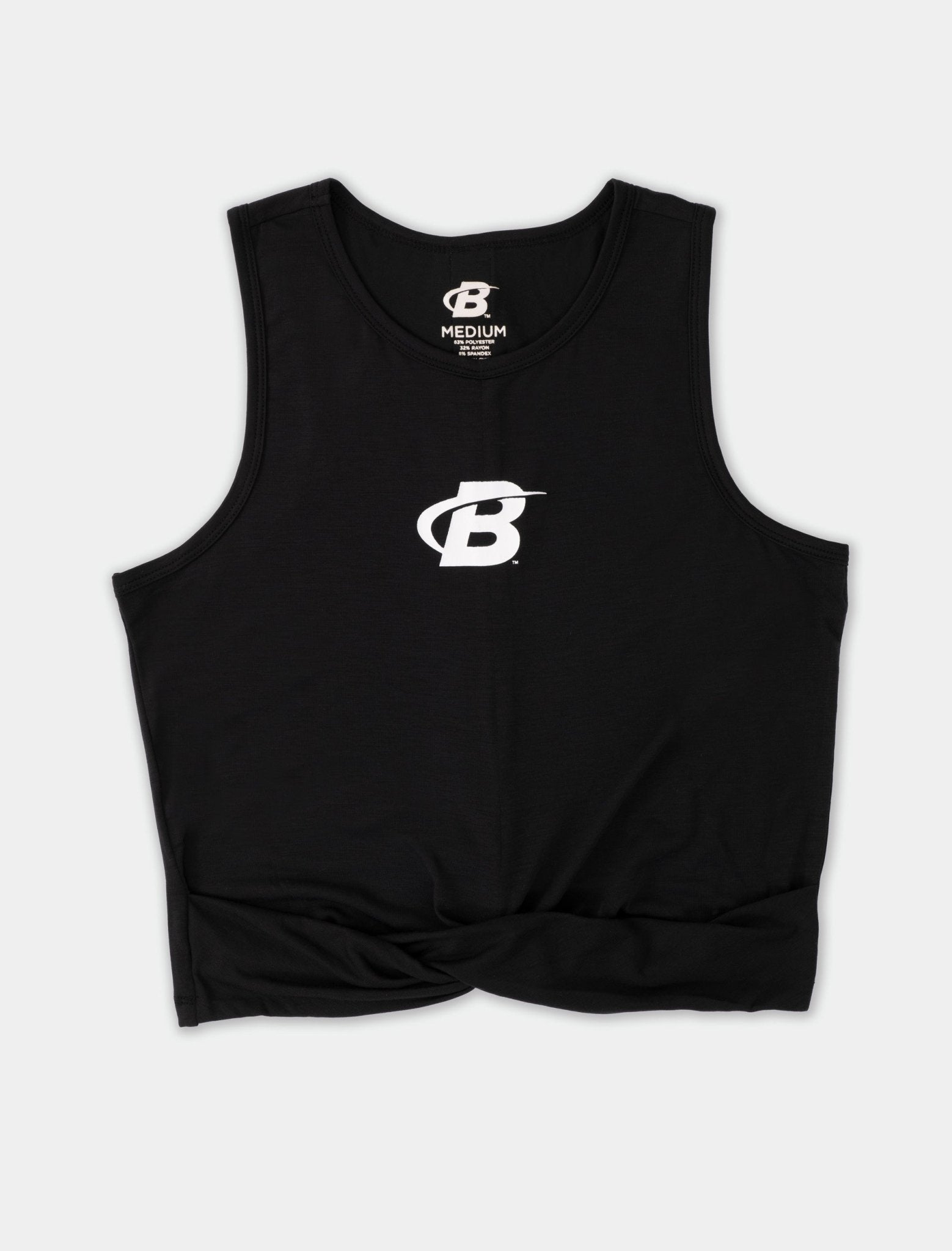 Women's Crop Front - Tie Tank - Bodybuilding.com