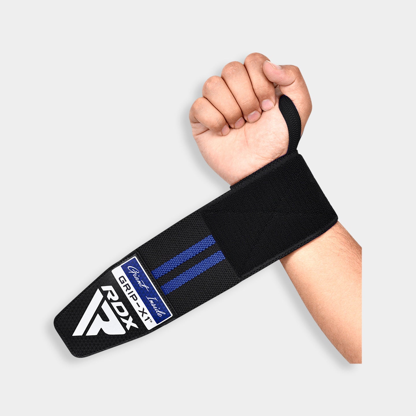 RDX Sports WR11 Gym Wrist Wrap, Standard Size, Black /Blue A1