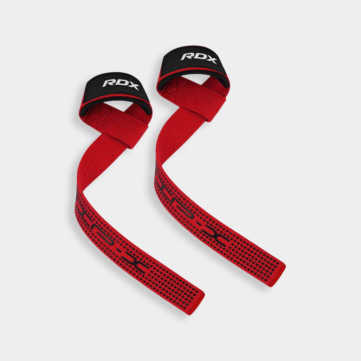 RDX Sports S4 Weightlifting Wrist Straps Weightlifting And Strength Training, Standard Size, Red A1