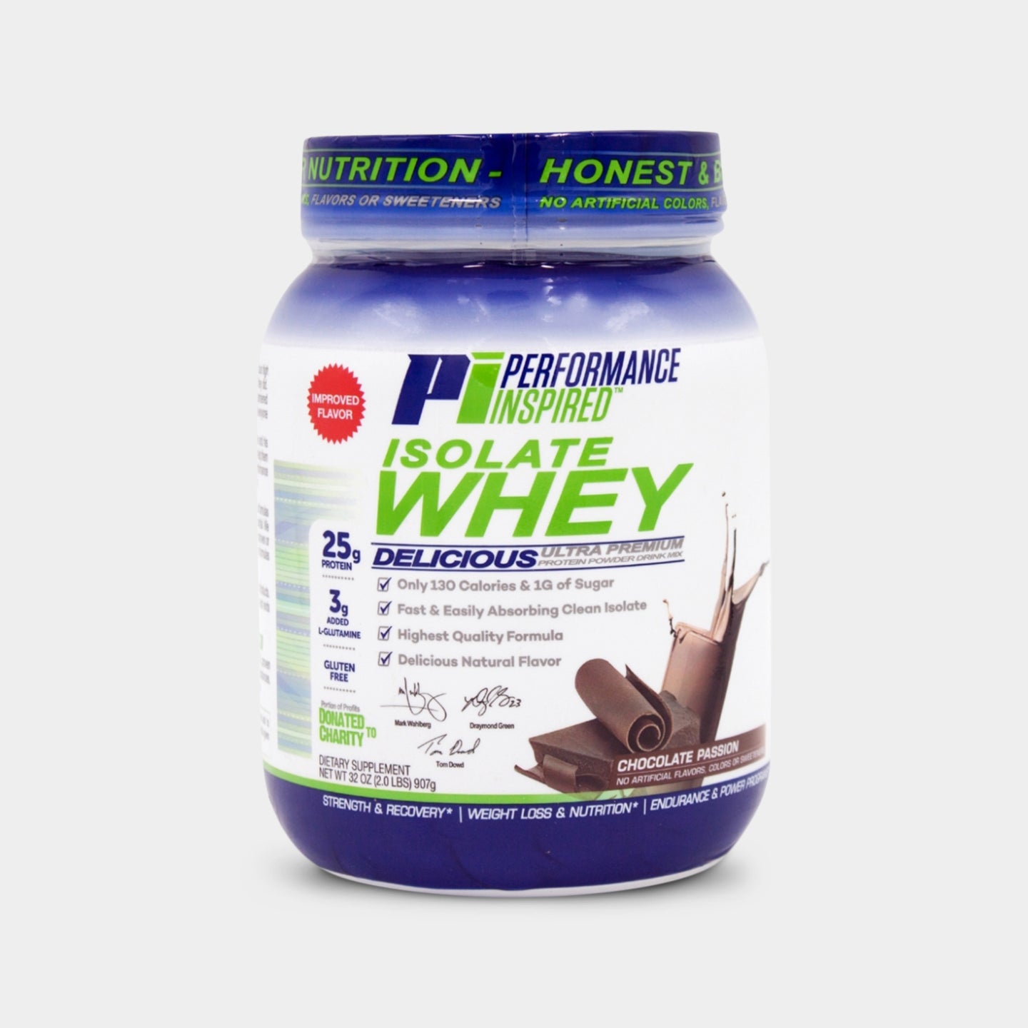 Performance Inspired Nutrition Performance Isolate Whey Protein, Chocolate, 2 Lbs. A1