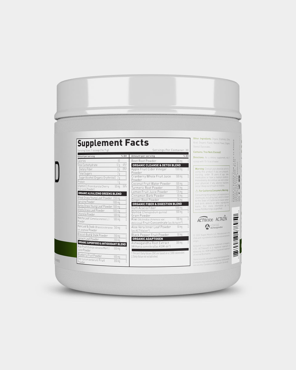 Kaged Outlive 100 Superfoods Powder: Now in Lemon!