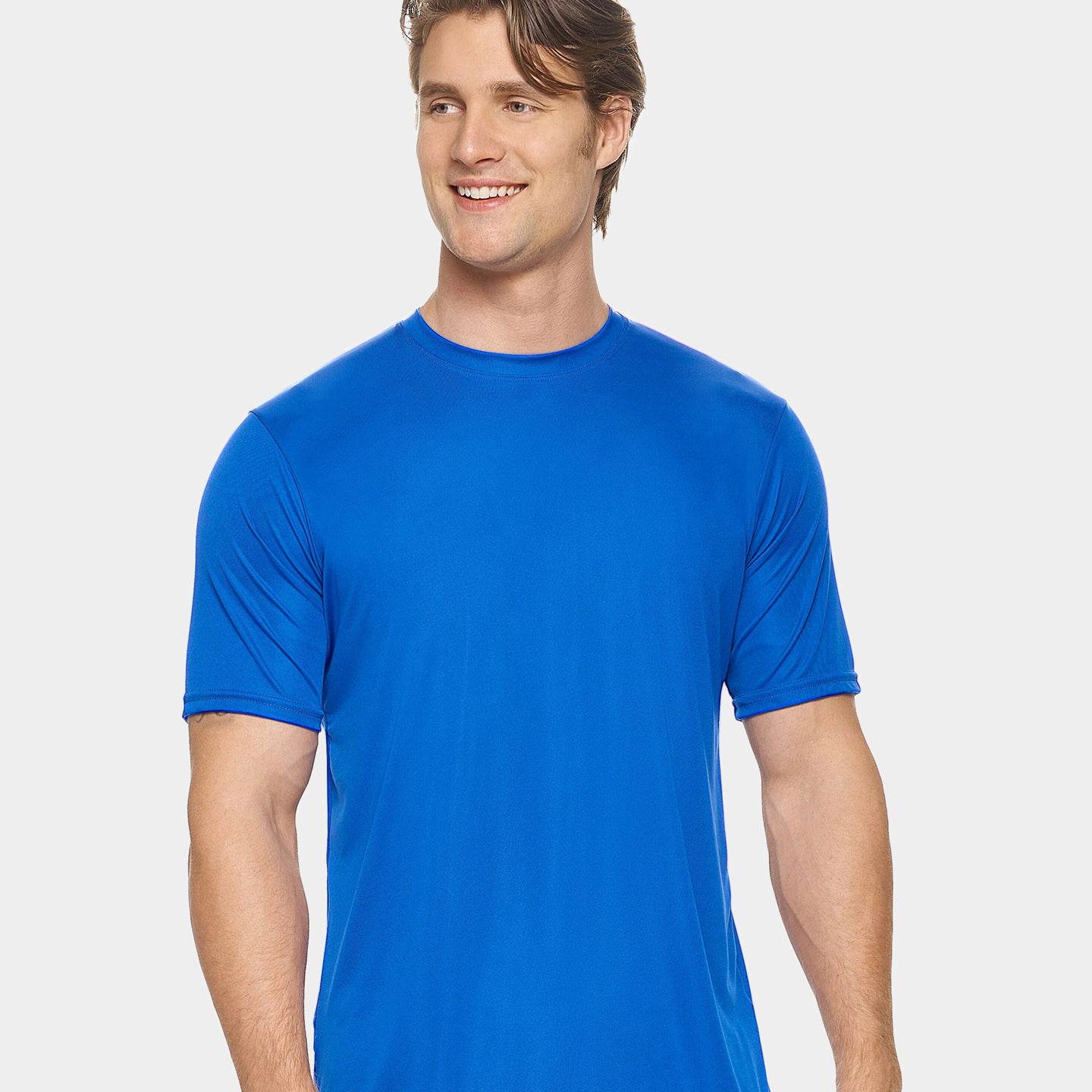 Expert Brand DriMax Men's Performance Crewneck T-Shirt, XXS, Royal Blue A1