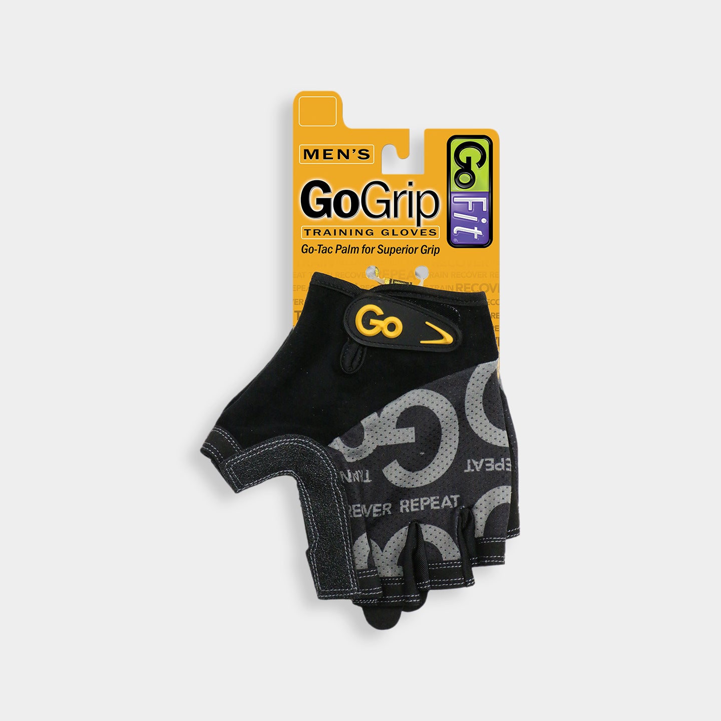 GoFit Men's GoTac Gloves, L, Black/Gray A2