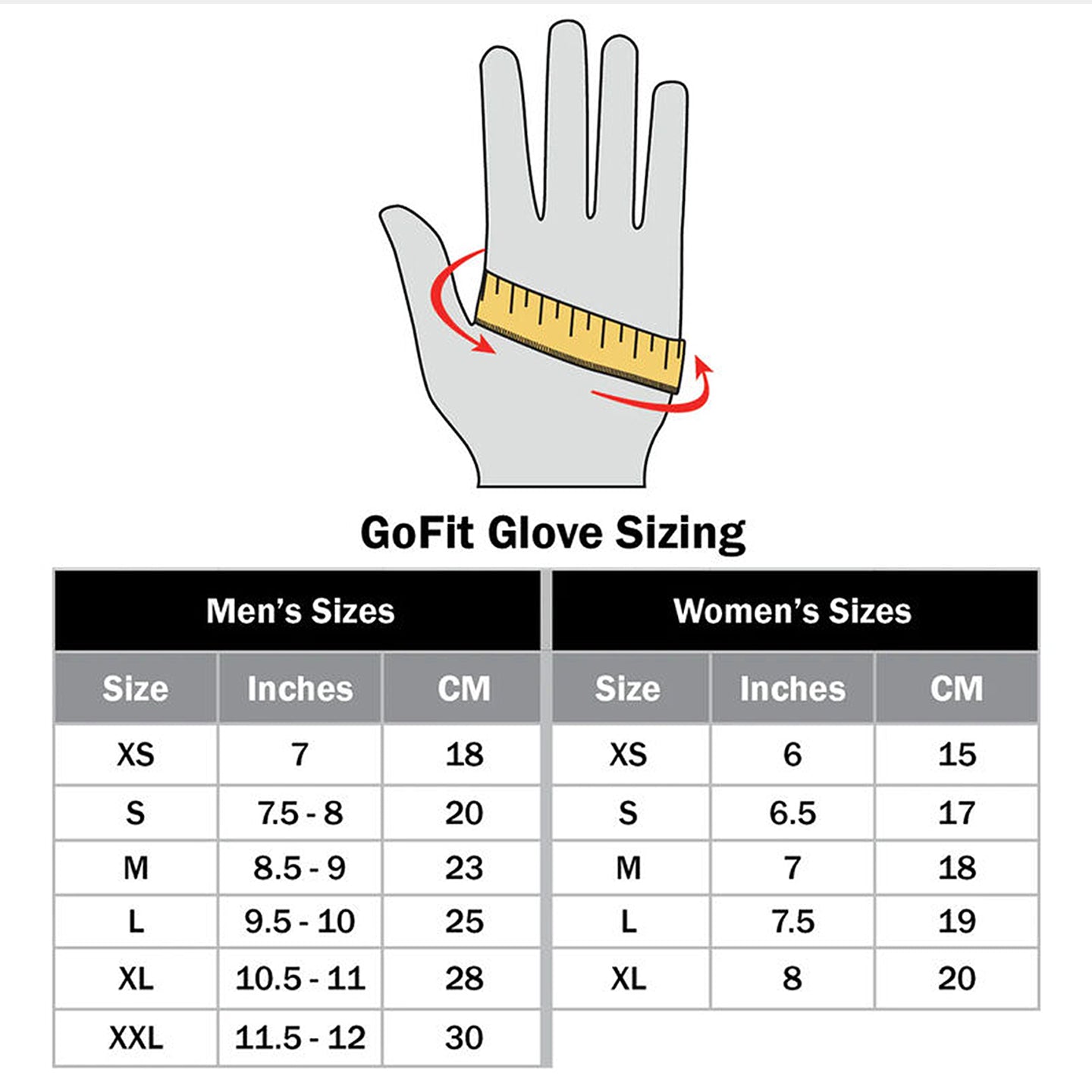 GoFit Men's Pro Diamond-Tac Glove w/ Wrist Wrap, L, Black/Gray A2
