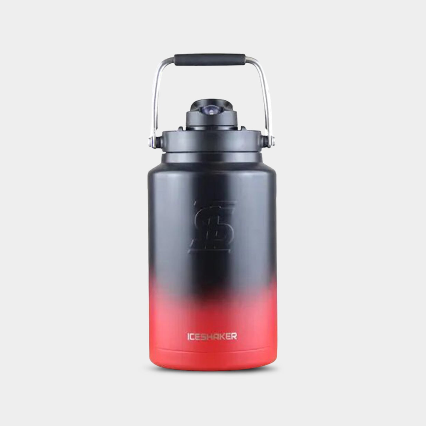 Ice Shaker One Gallon Jug 128oz. Red Black Ombre A1