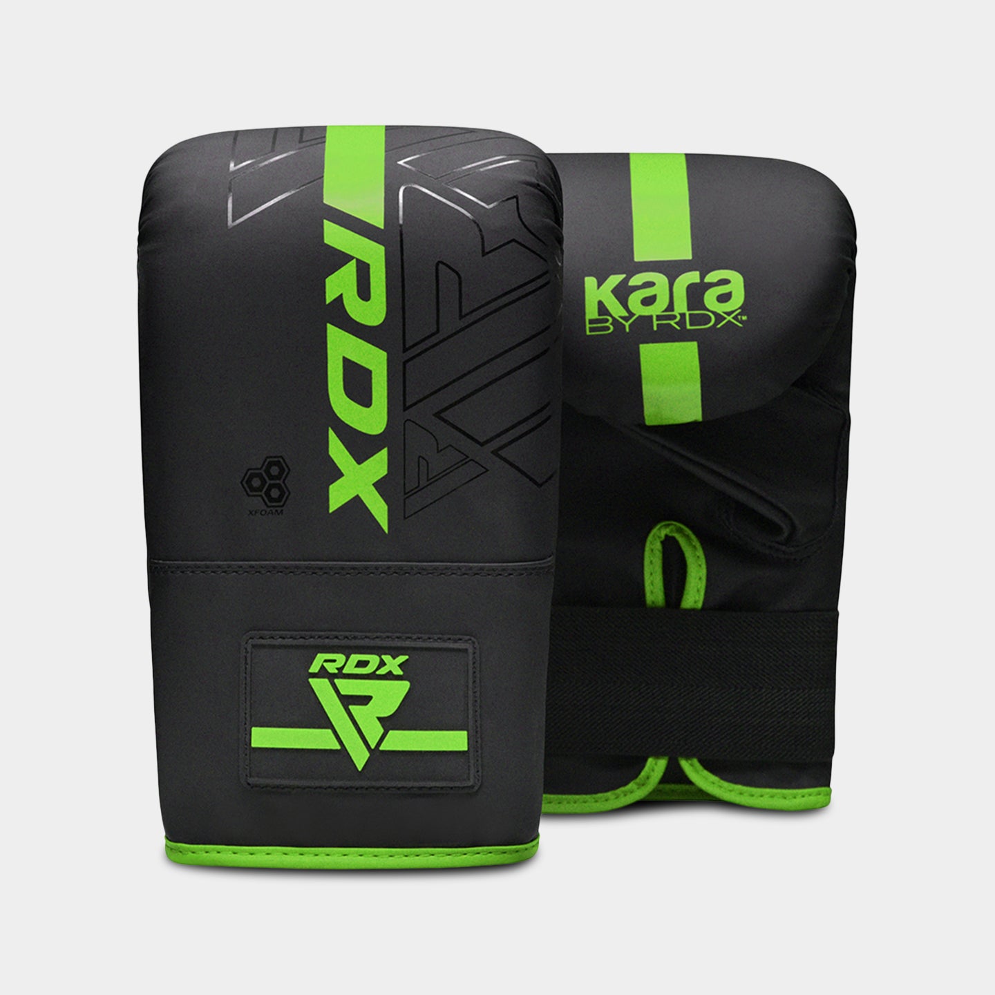 RDX Sports BOXING BAG MITTS F6, Standard Size, Green A1