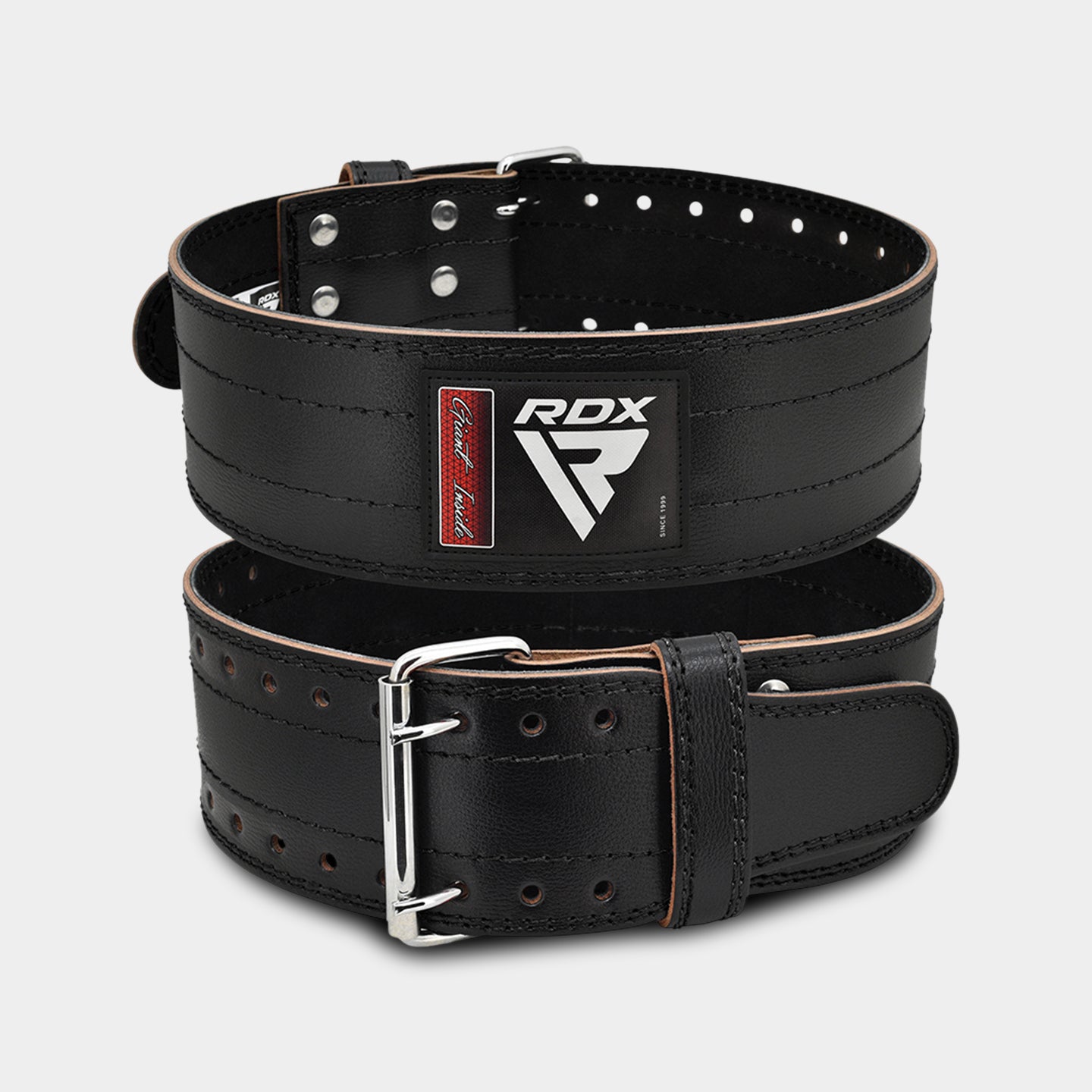 RDX Sports RD1 4 Powerlifting Leather Gym Belt A1