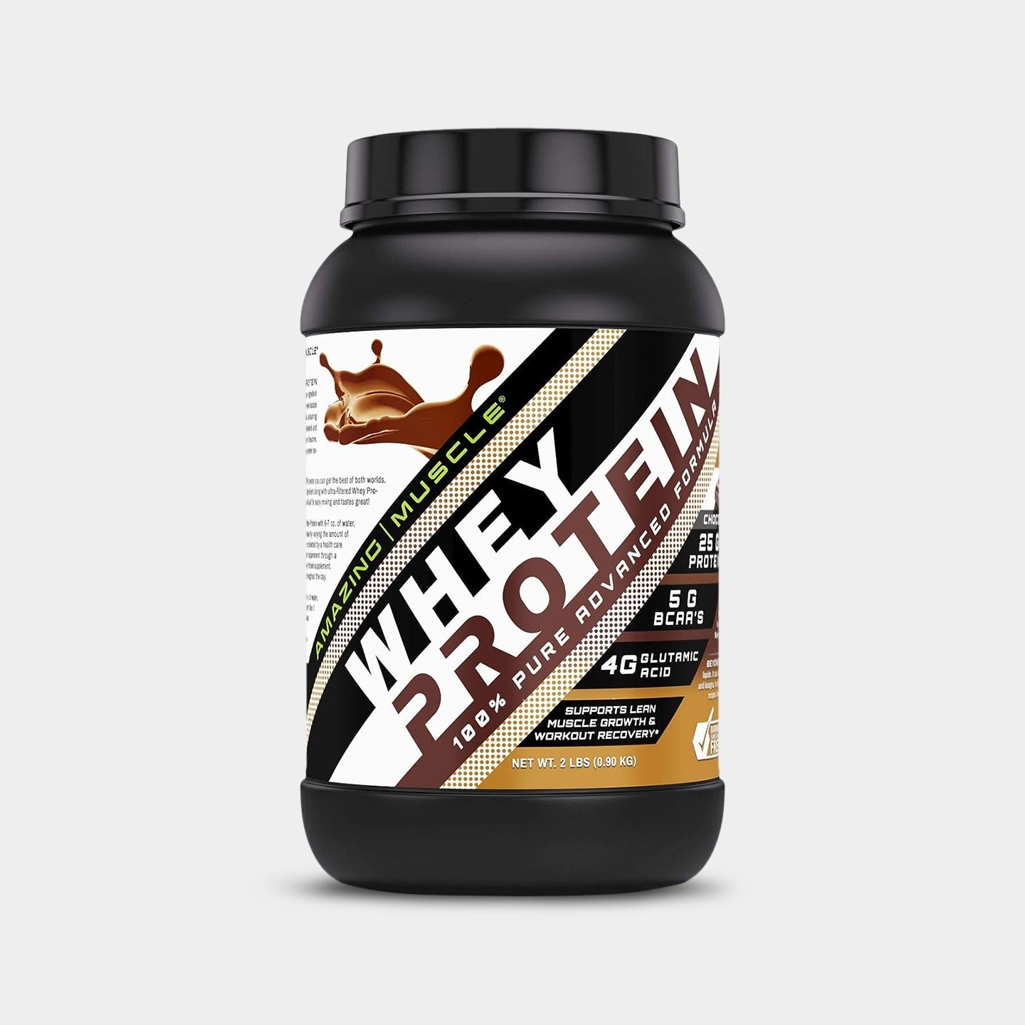 Amazing Muscle Whey Protein, Chocolate, 2 Lbs A1