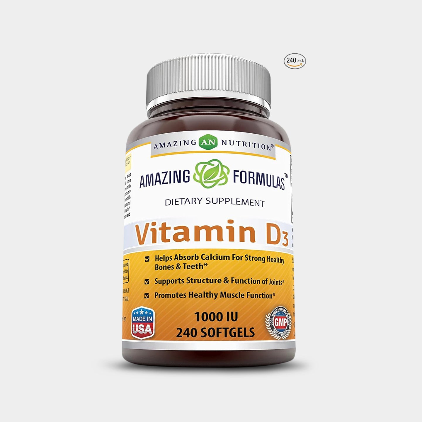 Amazing Formulas Vitamin D3 1000 IU A1