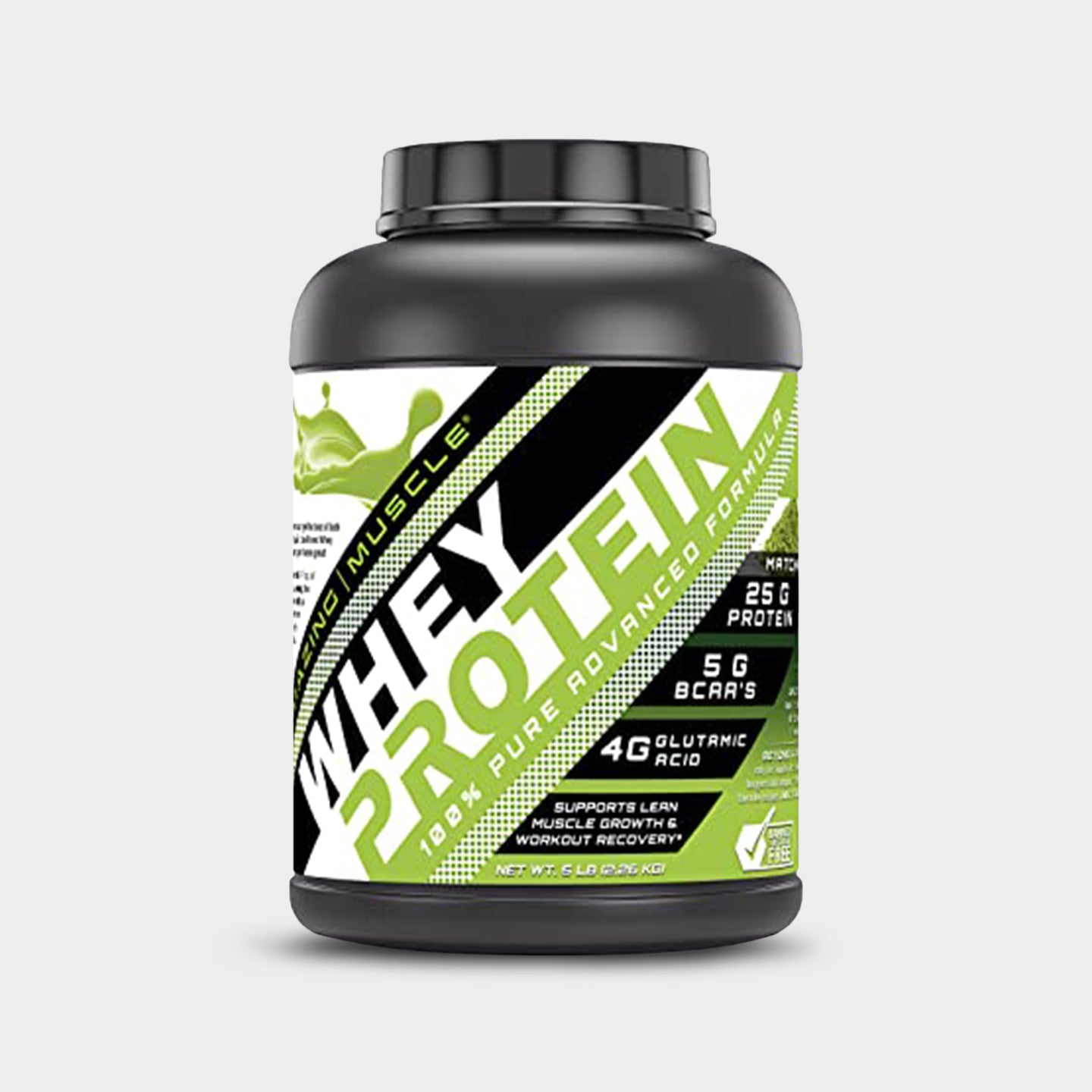 Amazing Muscle Whey Protein, Japanese Matcha, 5 Lbs A1