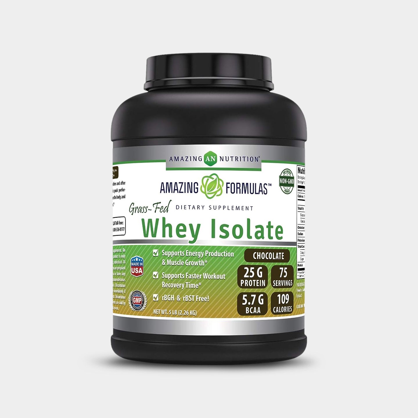 Amazing Formulas Grass-Fed Whey Isolate A1
