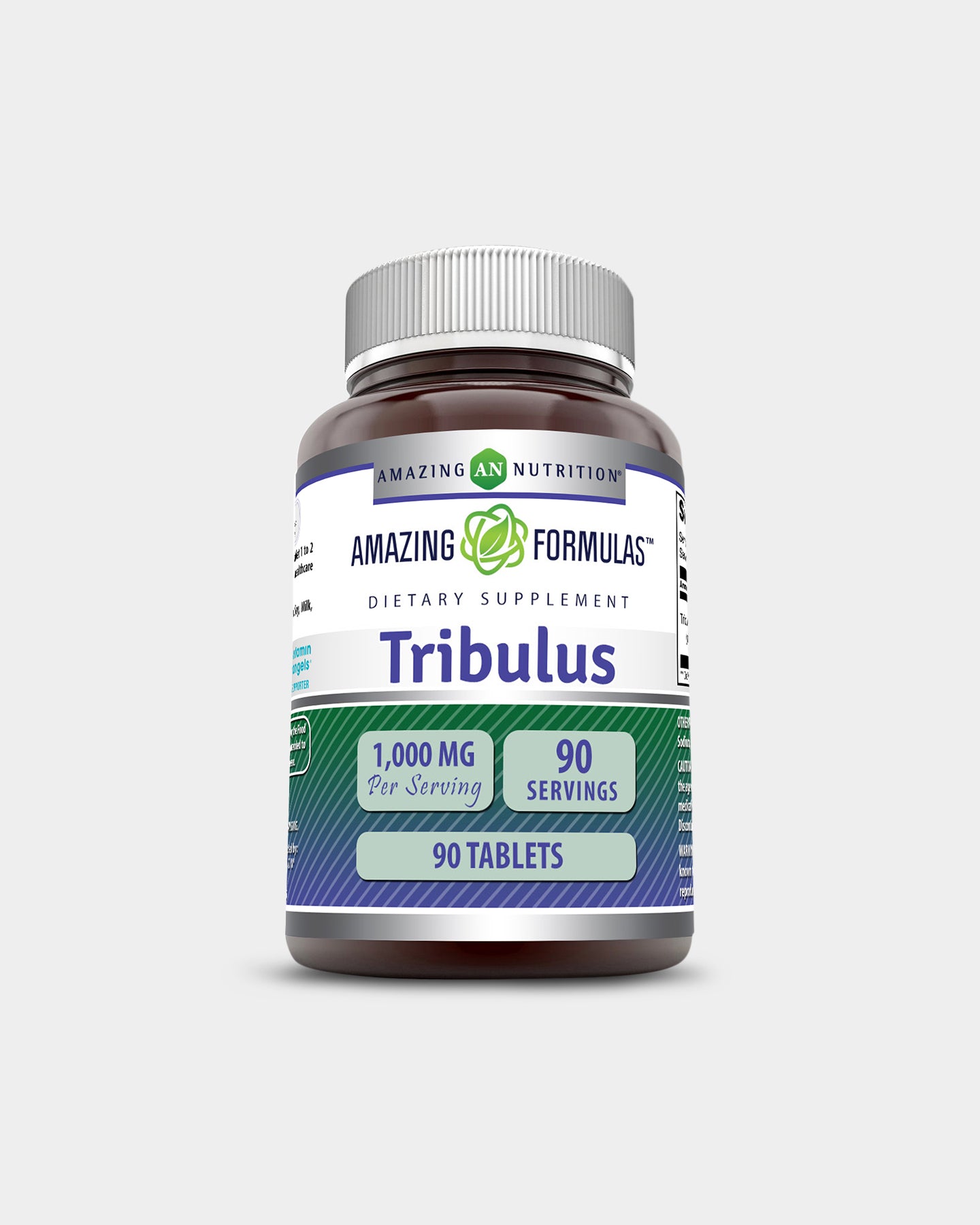Amazing Formulas Tribulus 1000 mg, Unflavored, 90 Tablets A1