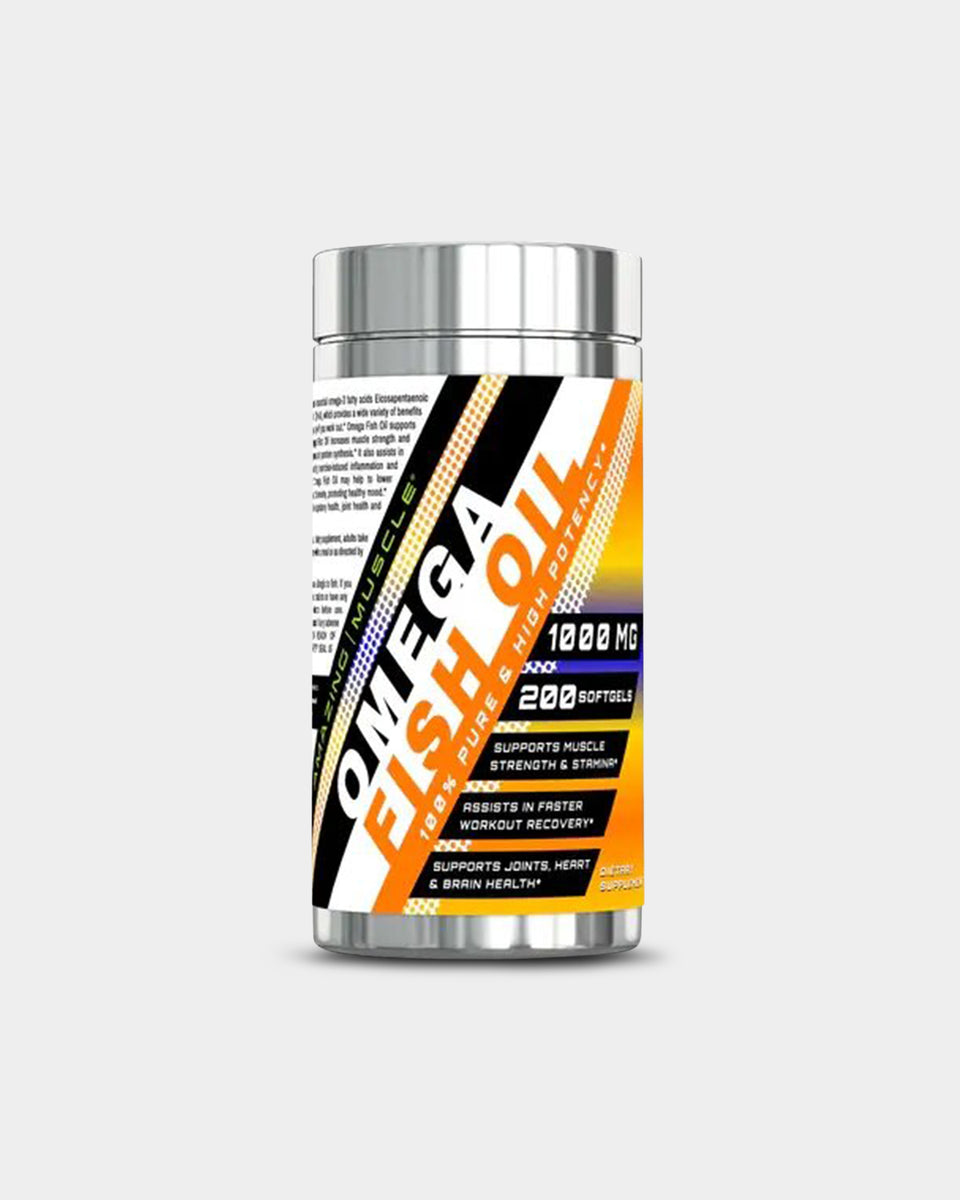 Amazing Muscle Omega Fish Oil 1000mg