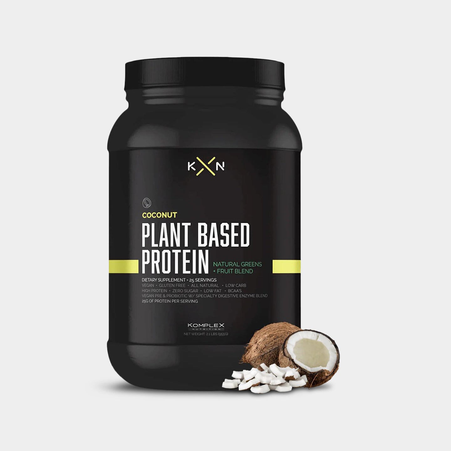 KompleX Nutrition Plant Based Protein, Coconut, 2 lbs A1