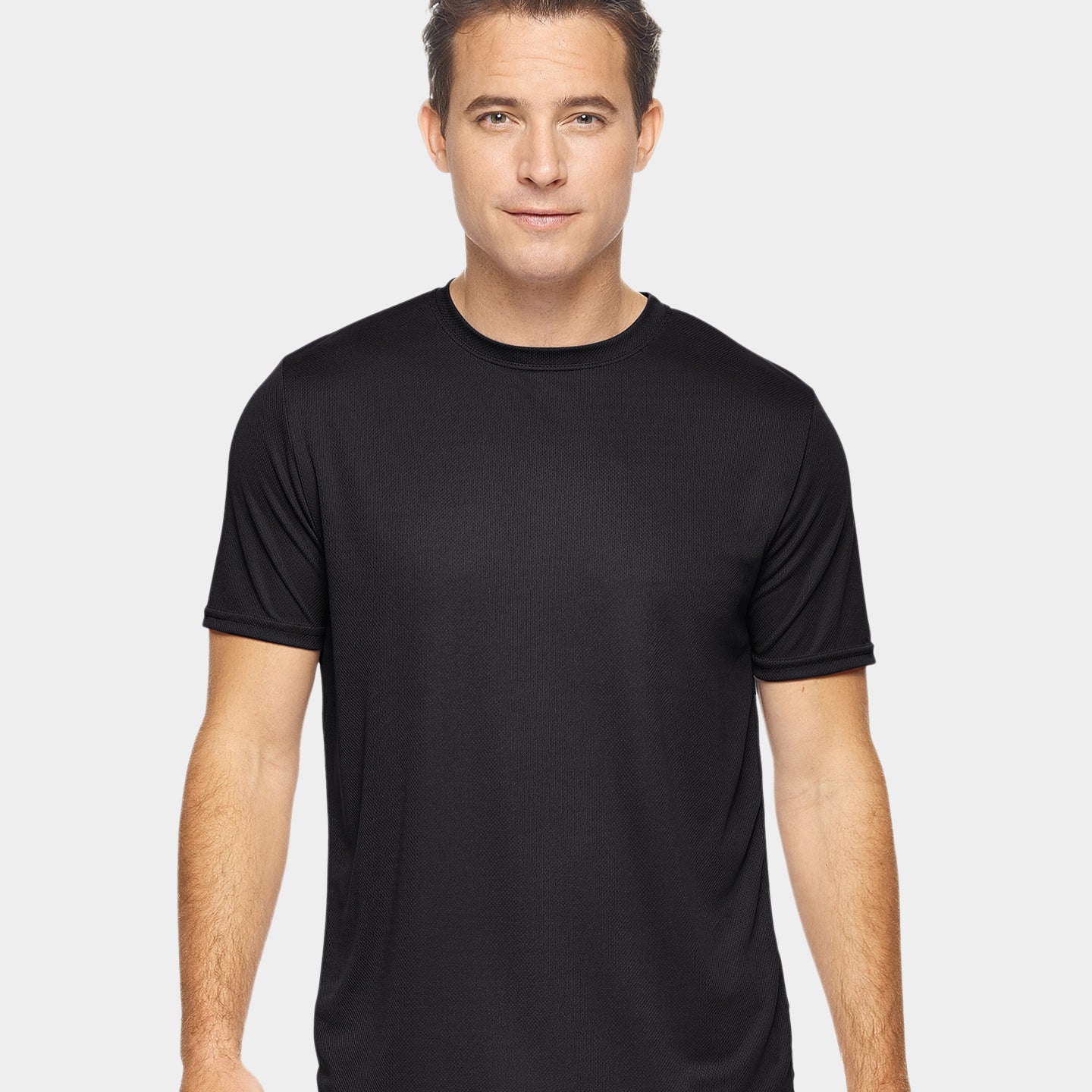 Expert Brand Oxymesh Men's Crewneck Performance T-Shirt Extended Sizes A1