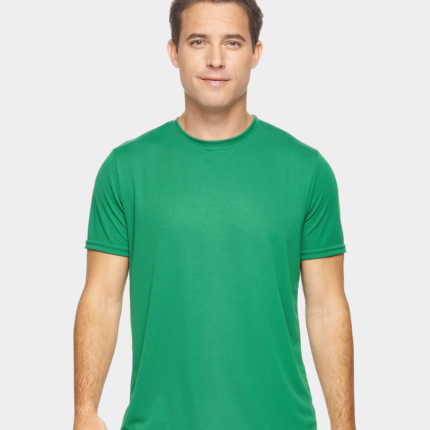 Expert Brand Oxymesh Men's Crewneck Performance T-Shirt, 3XL, Kelly Green A1
