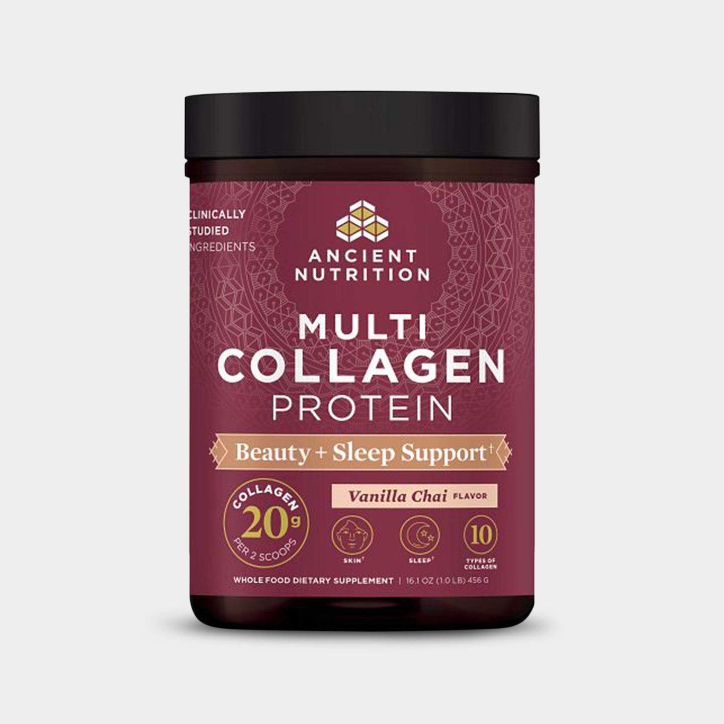 Ancient Nutrition Multi Collagen Protein - Beauty & Sleep Support A1