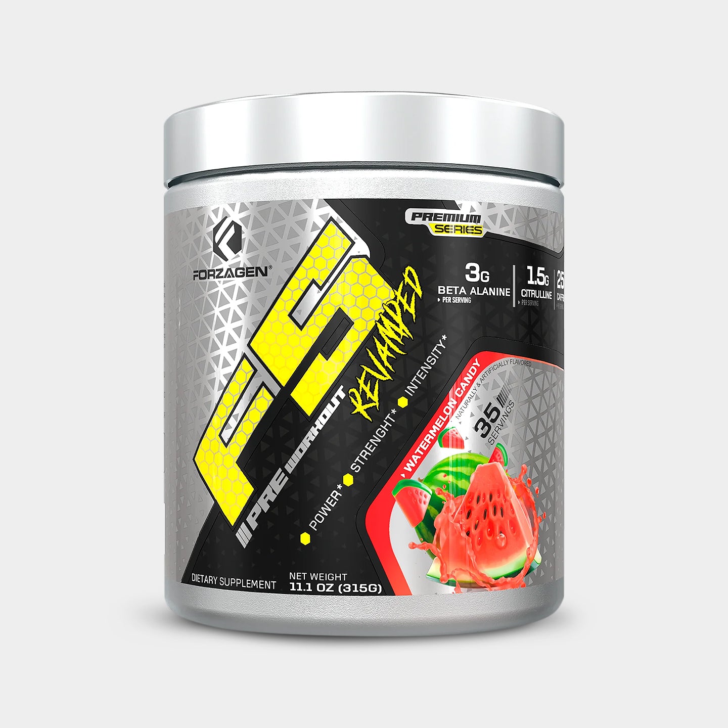 Forzagen F5 Pre-Workout, Watermelon Candy, 35 Servings A1
