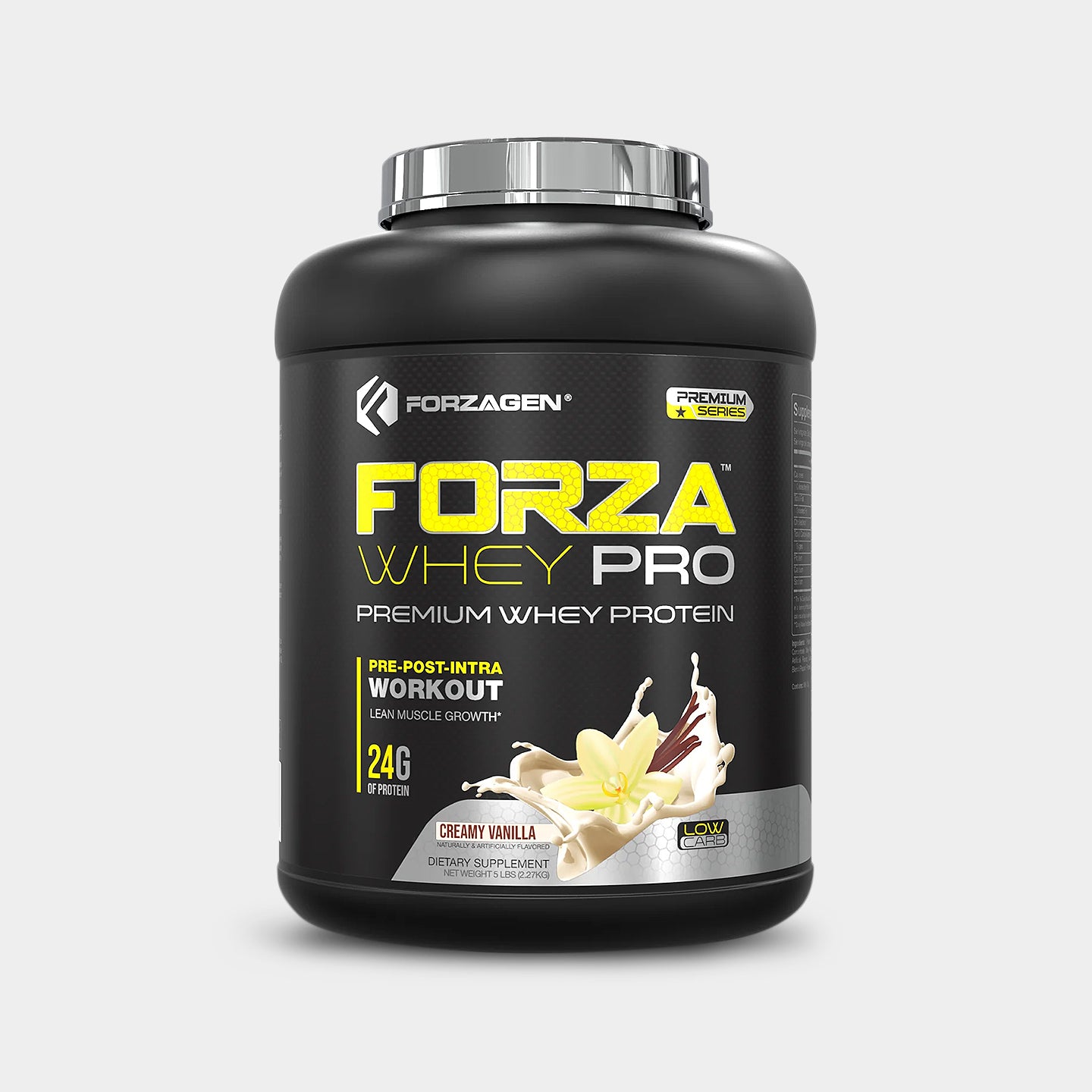 Forzagen Forza Whey PRO Protein, Creamy Vanilla, 5 Lbs A1