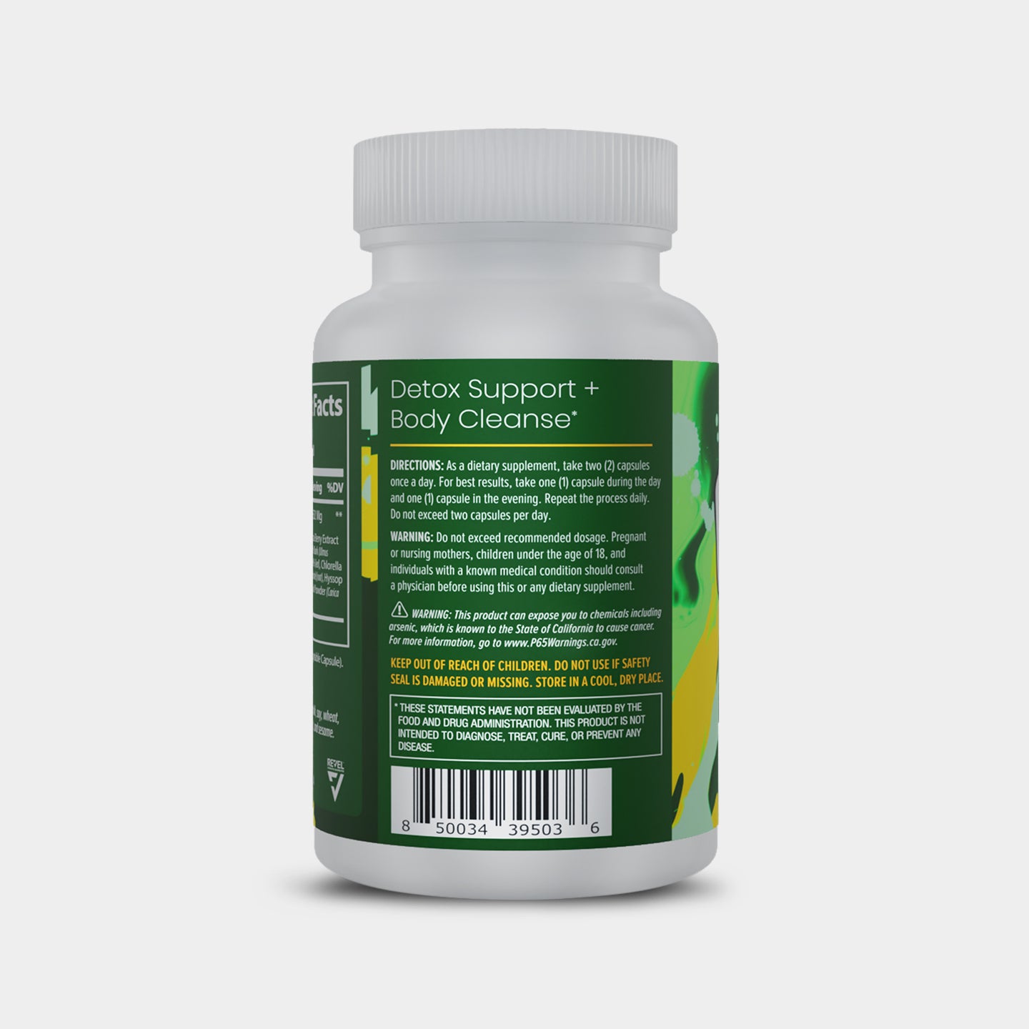 REVEL The Cleanse, Unflavored, 60 Capsules A2