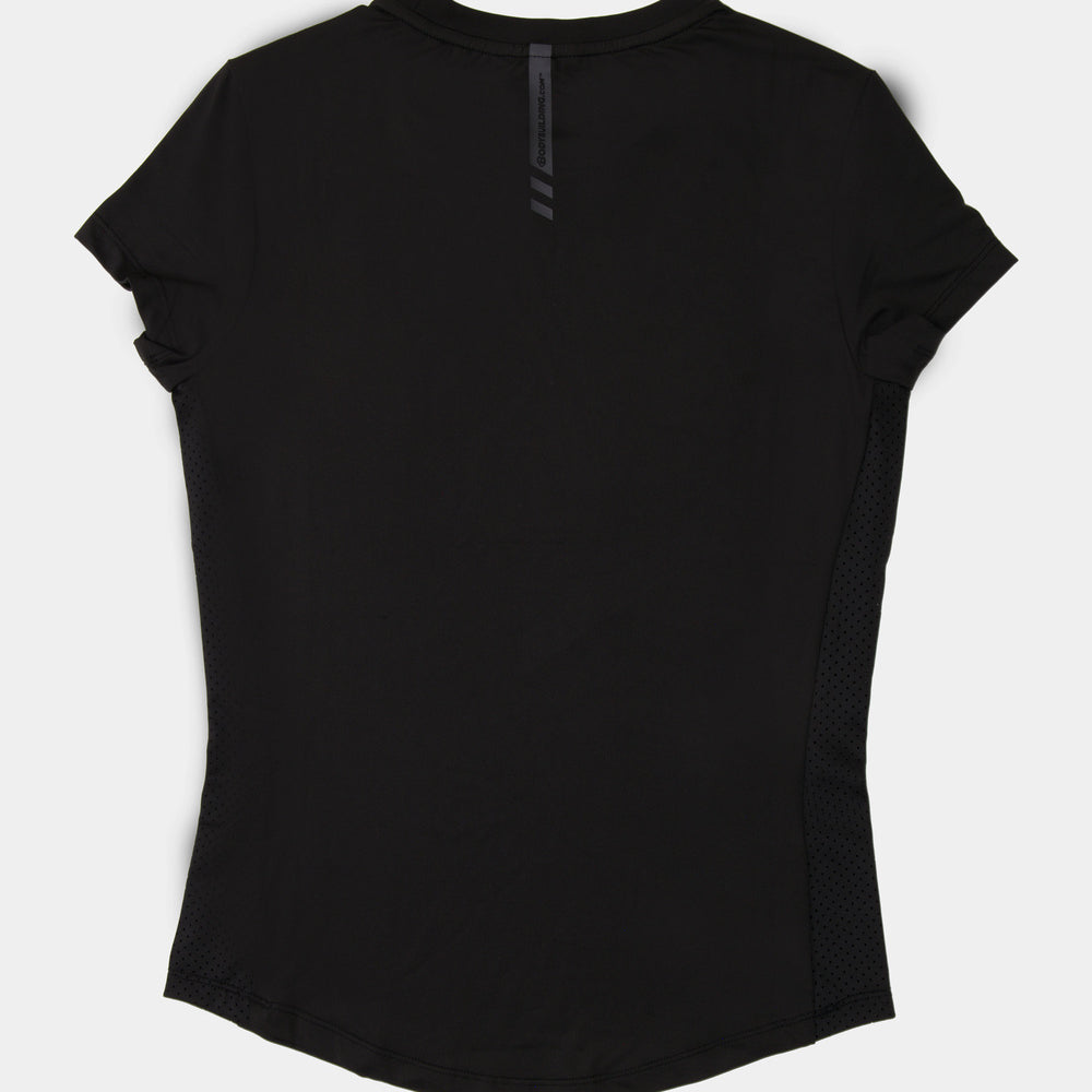 BBCOM6360033Women's Performance Short Sleeve Shirt, Large, BlackPROD5920012