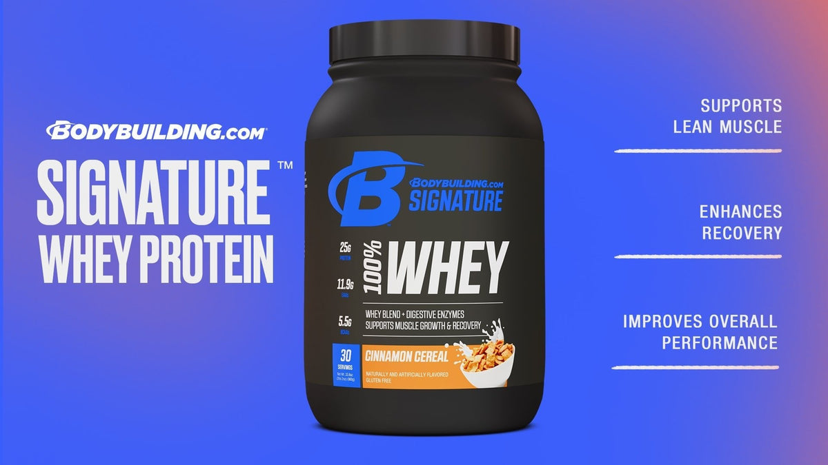 Build Muscle With Protein-Packed Signature 100% Whey