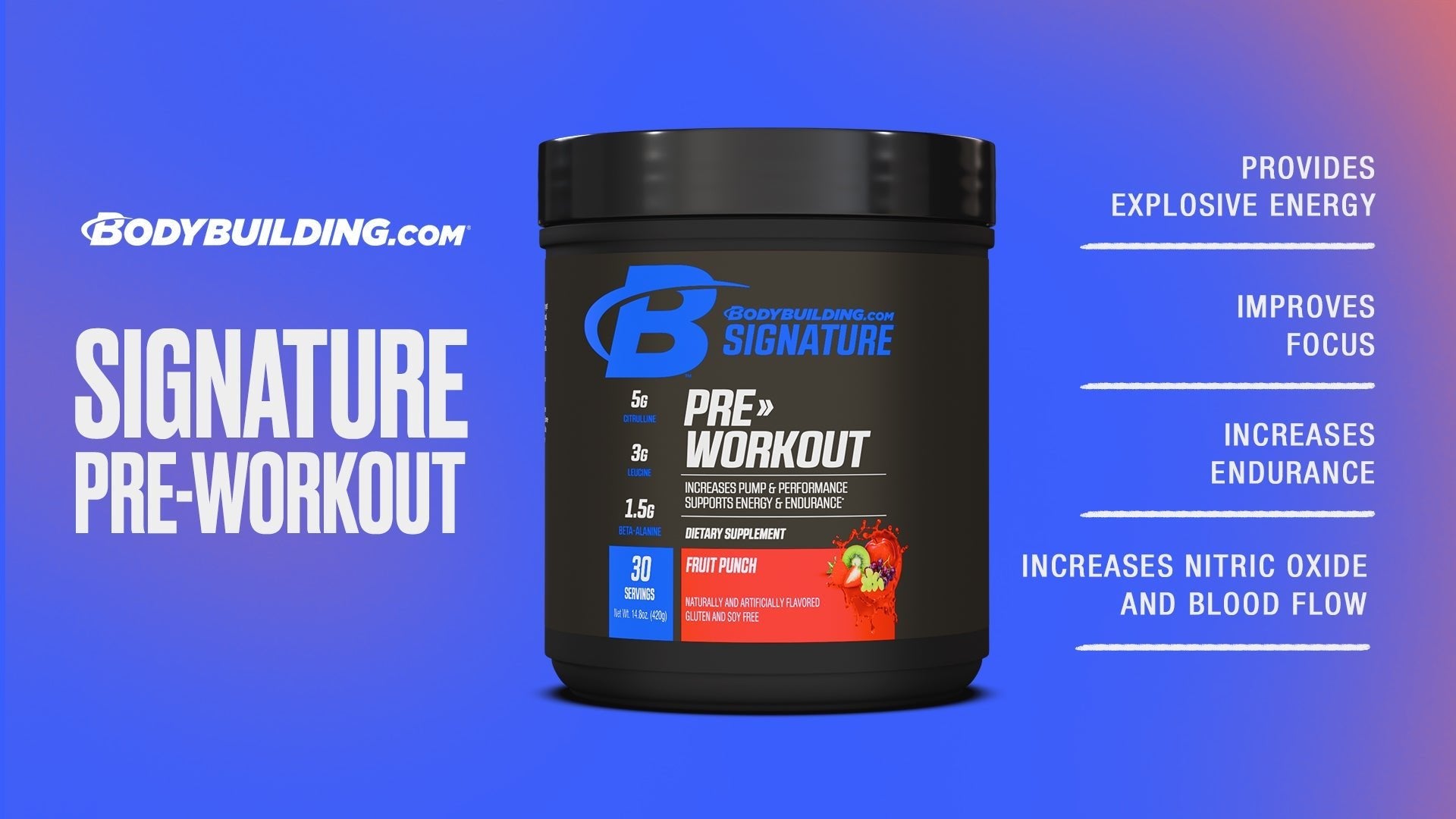 Maximize Results Every Workout With Signature Pre-Workout - Bodybuilding.com