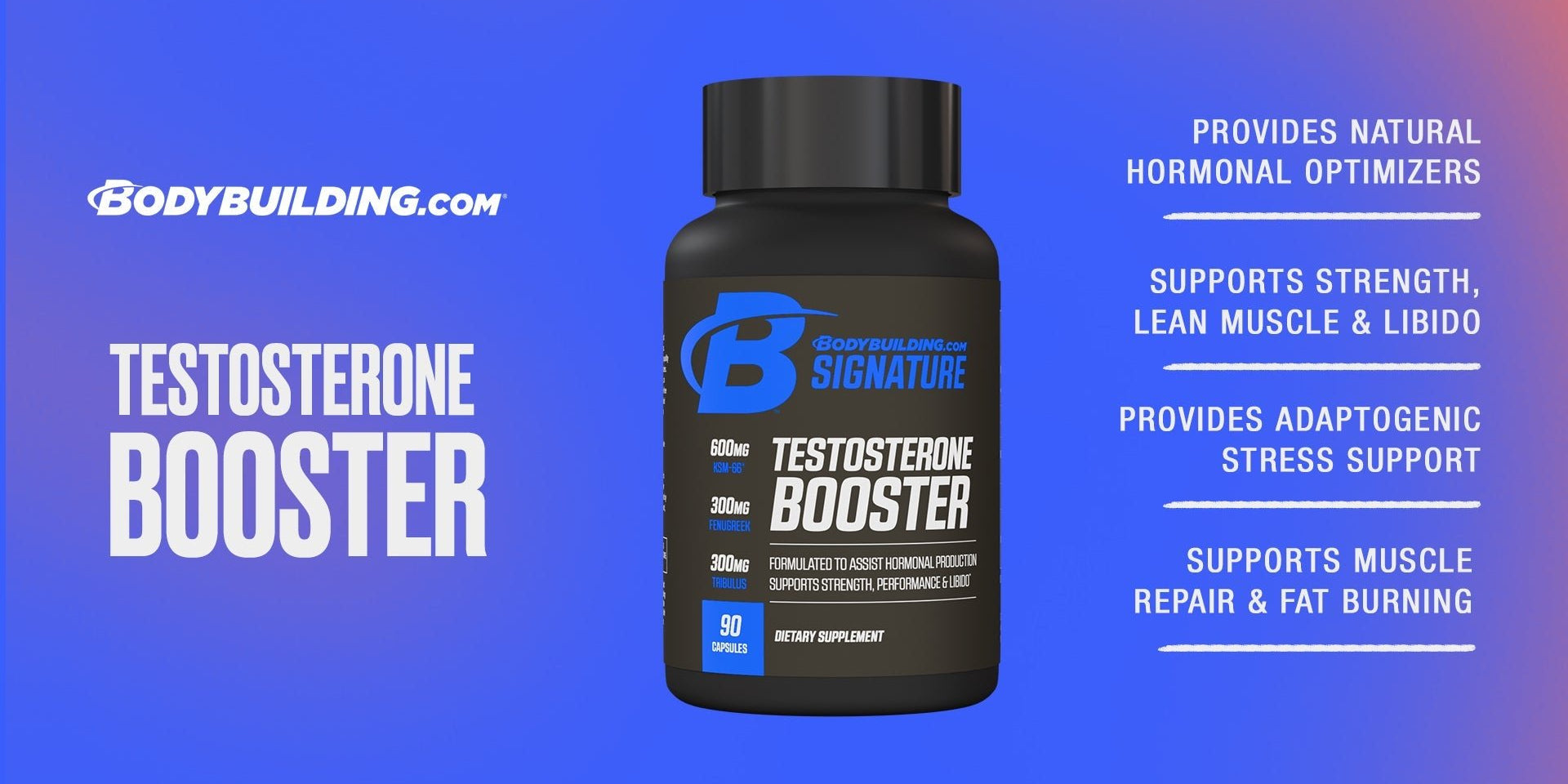 Naturally Increase Testosterone With Signature Test Booster - Bodybuilding.com