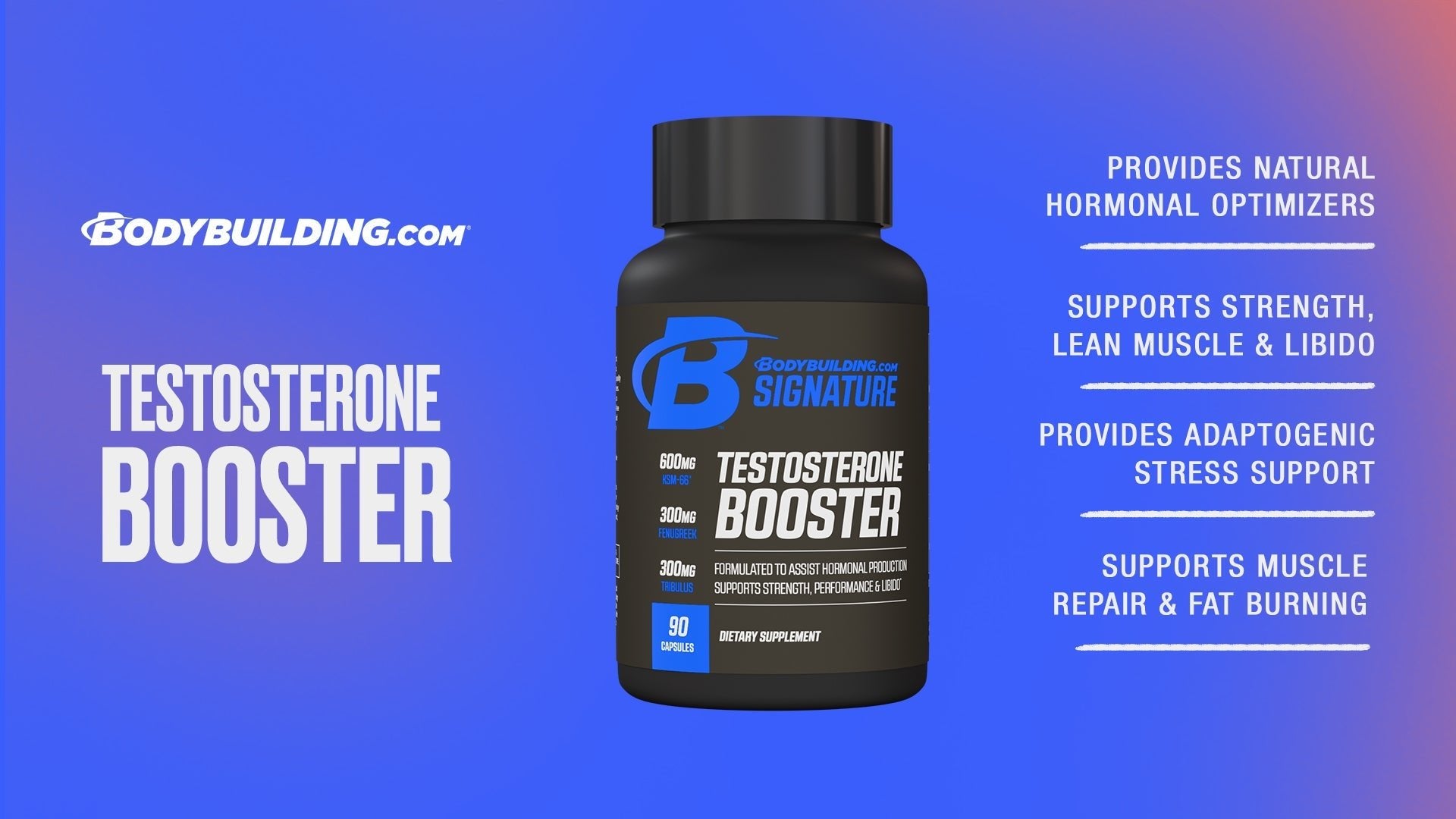 Naturally Increase Testosterone With Signature Test Booster - Bodybuilding.com