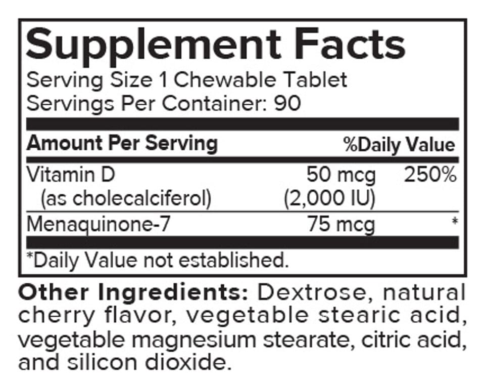 Portions Master Vitamin D3 & K2