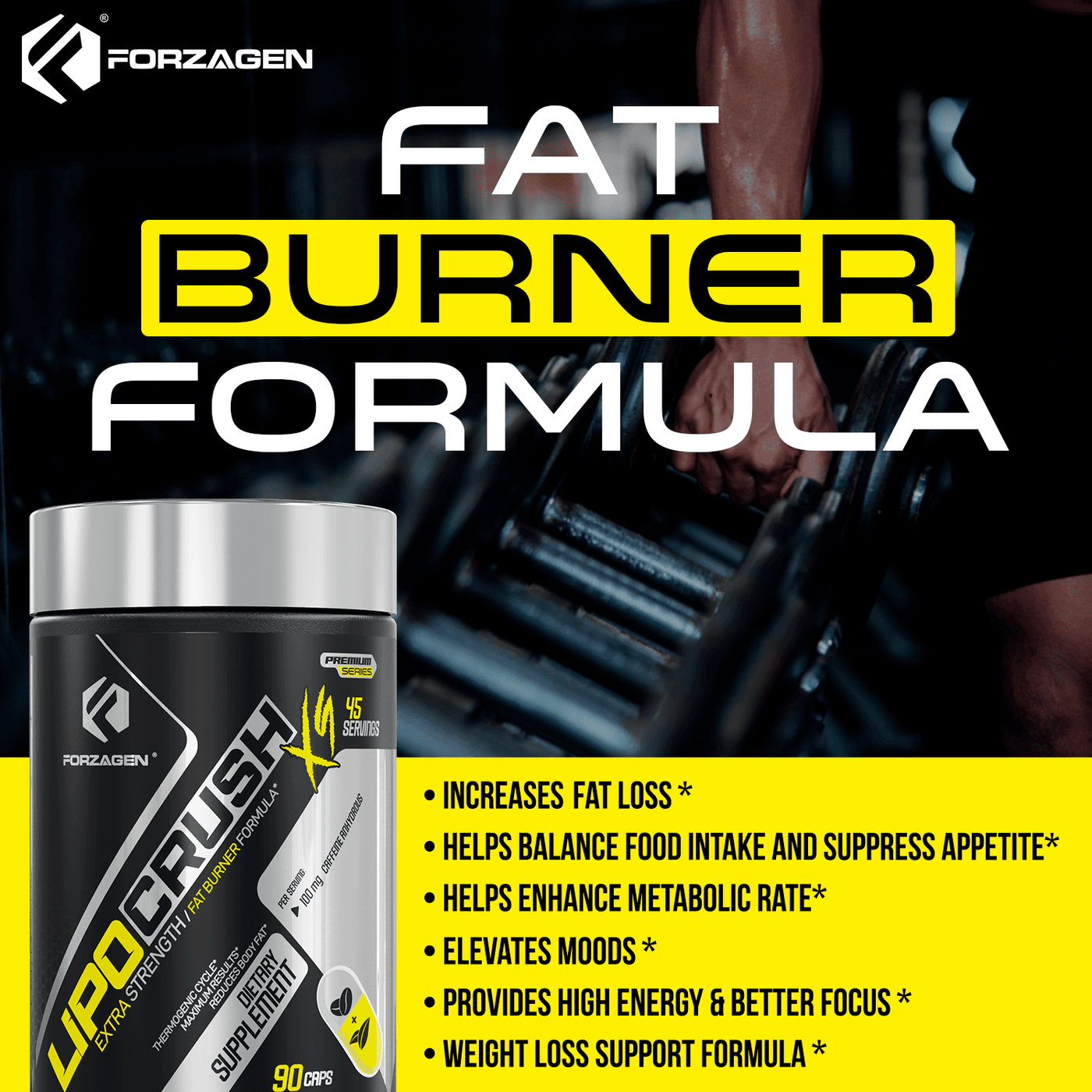 Forzagen Lipocrush Fat Burner
