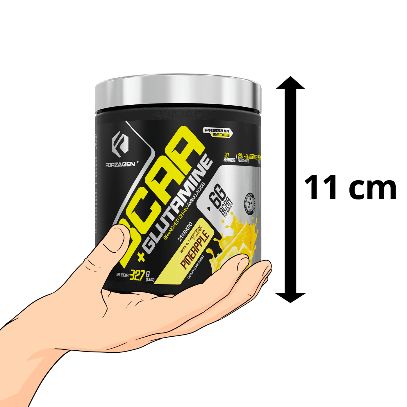 Forzagen BCAA'S + Glutamine with Hydragen Complex