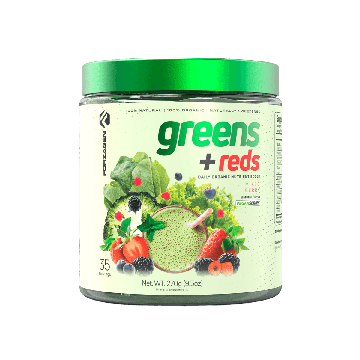 Forzagen Vegan Greens + Reds Superfood