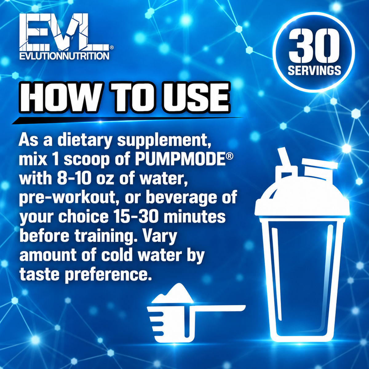 EVLUTION NUTRITION PumpMode Nitric Oxide Powder