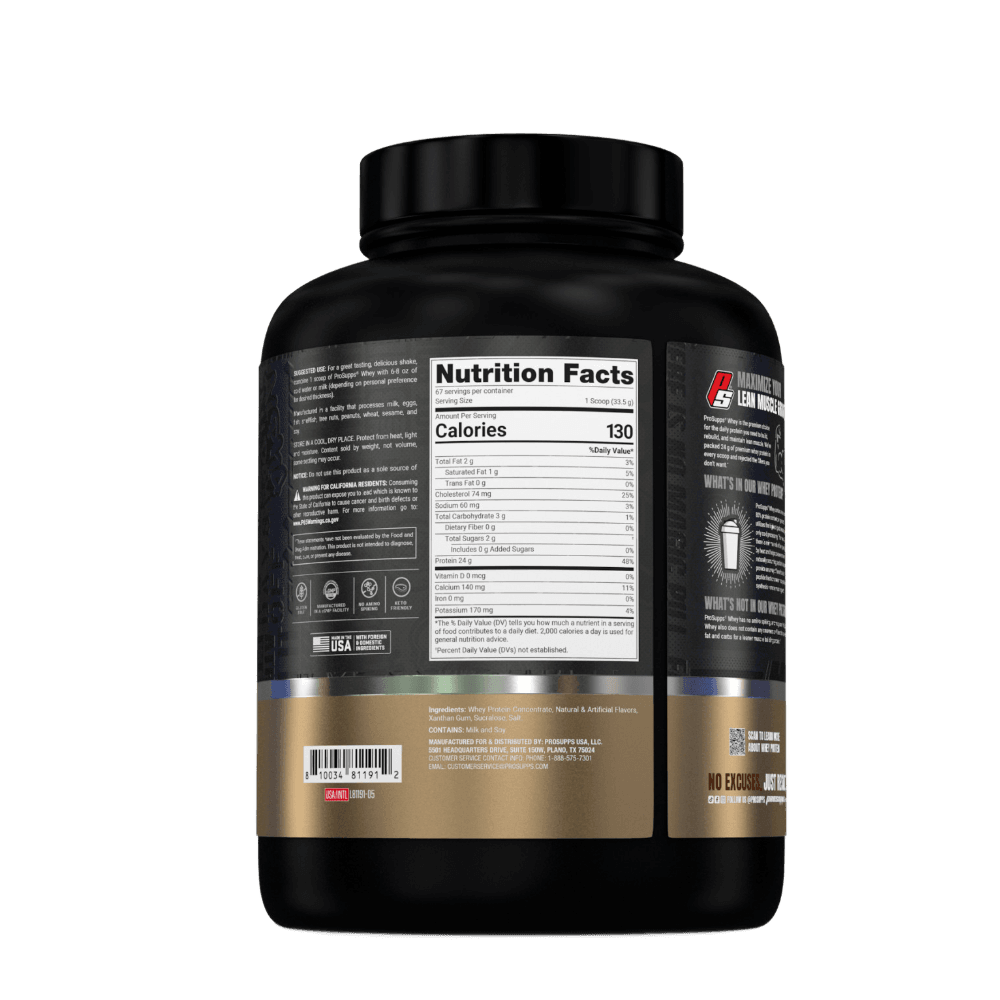 Pro Supps Whey Concentrate Chocolate