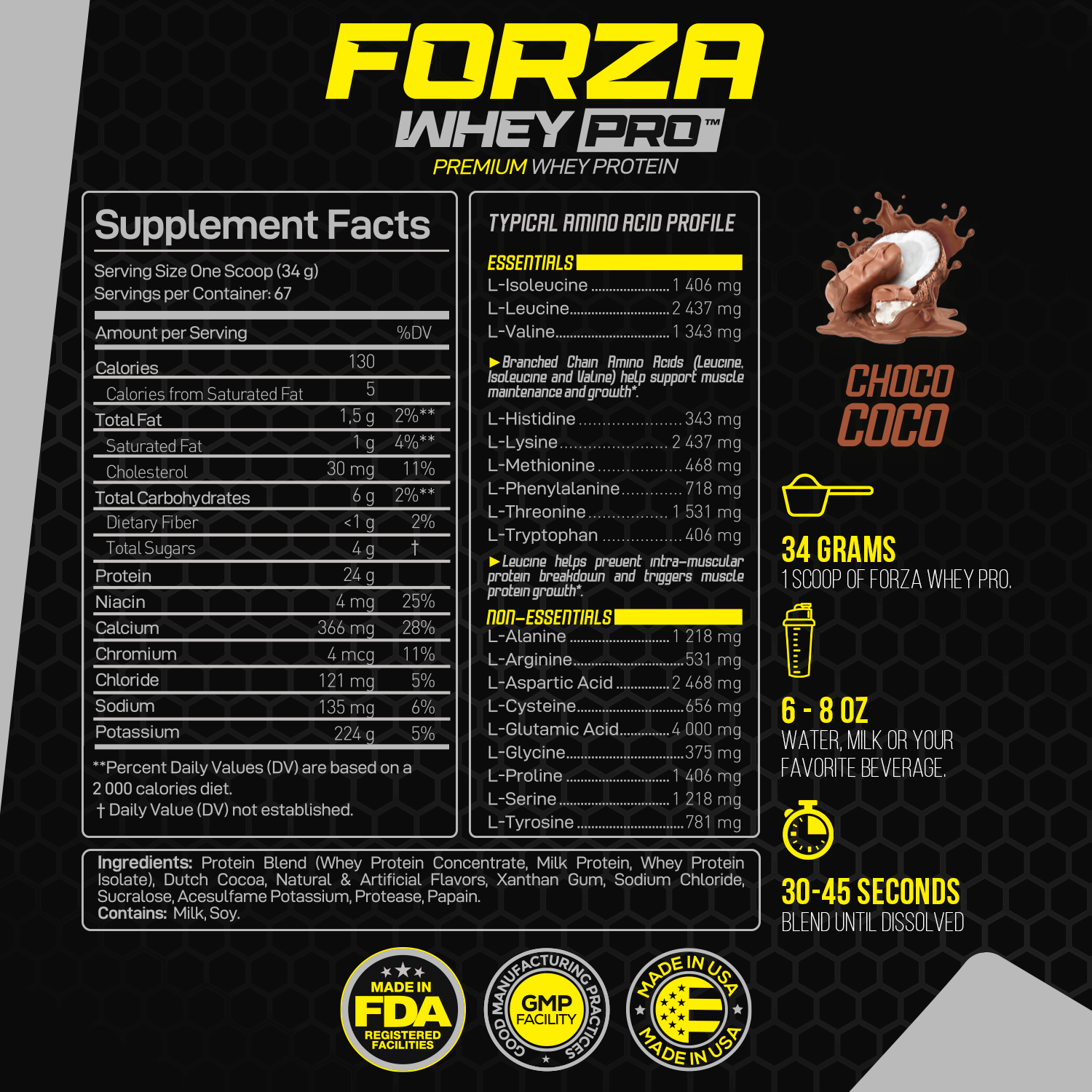 Forzagen Forza Whey PRO Protein - Bodybuilding.com