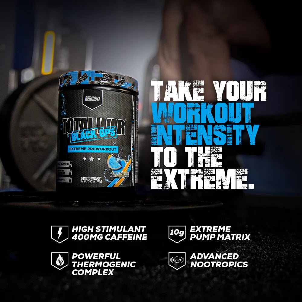 Redcon1 Total War Black OPS Extreme Preworkout