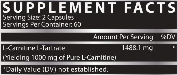 Nutrex L-Carnitine 1000 Capsules