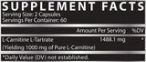 Nutrex L-Carnitine 1000 Capsules