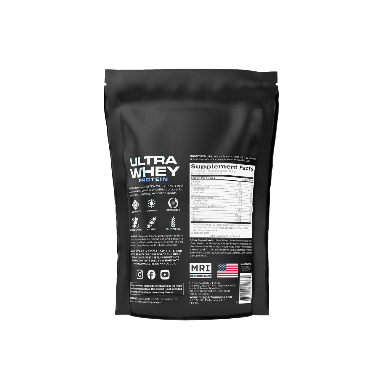 MRI Performance Ultra Whey