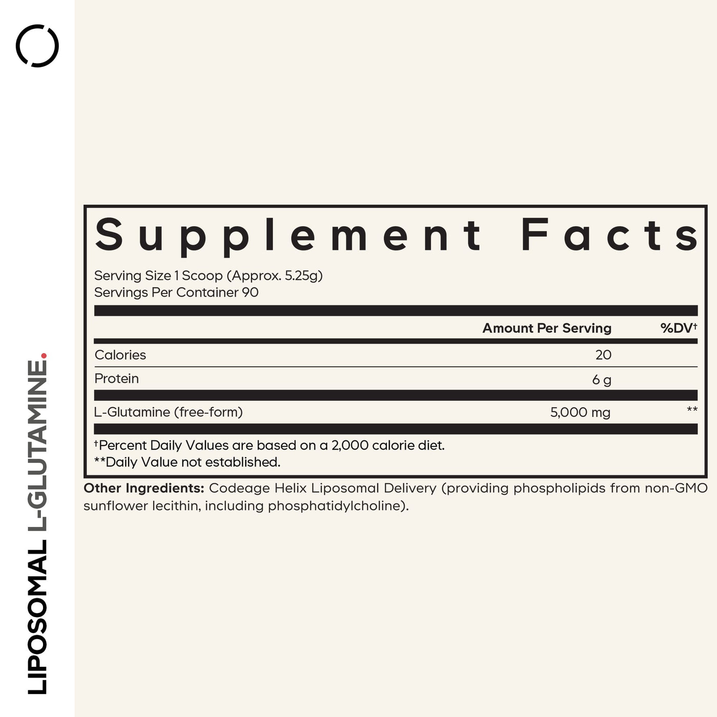 Codeage L-Glutamine+ Free-Form Amino Acid Powder Supplement