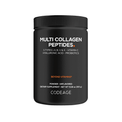 Codeage Hydrolyzed Multi Collagen Peptides Powder Supplement Black Edition