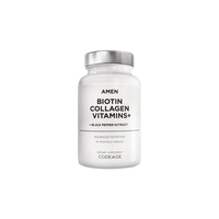 Codeage Amen Biotin Collagen Vitamins + Black Pepper Extract