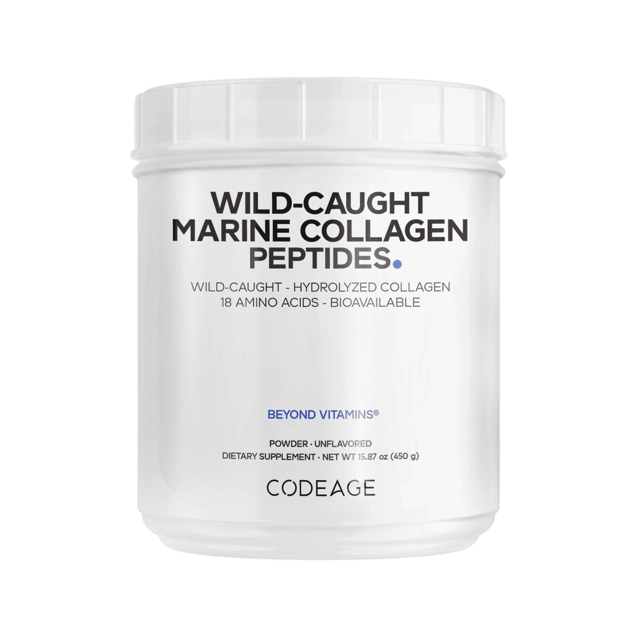 Codeage Wild Caught Marine Collagen Peptides Supplement Powder