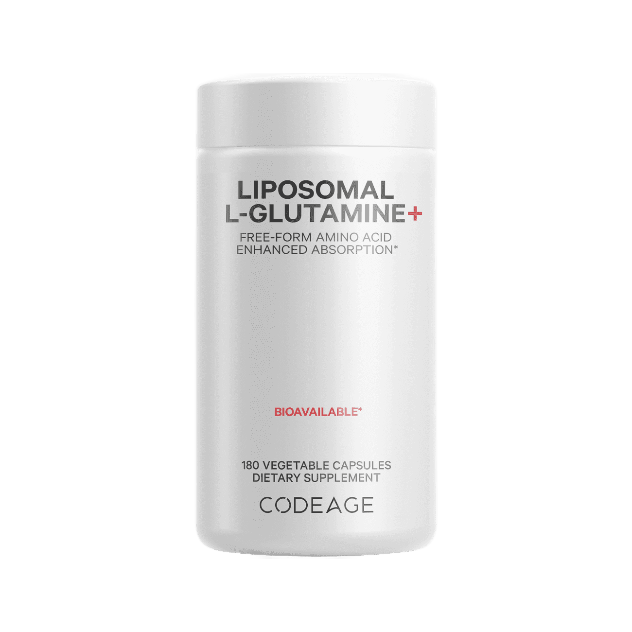 Codeage L-Glutamine+ Free-Form Amino Acid Supplement
