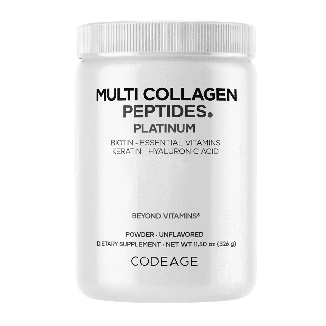 Codeage Platinum Multi Collagen Peptides Powder Supplement
