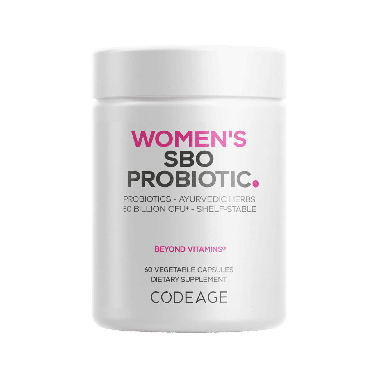 Codeage Digestion Women's SBO Probiotic Supplement